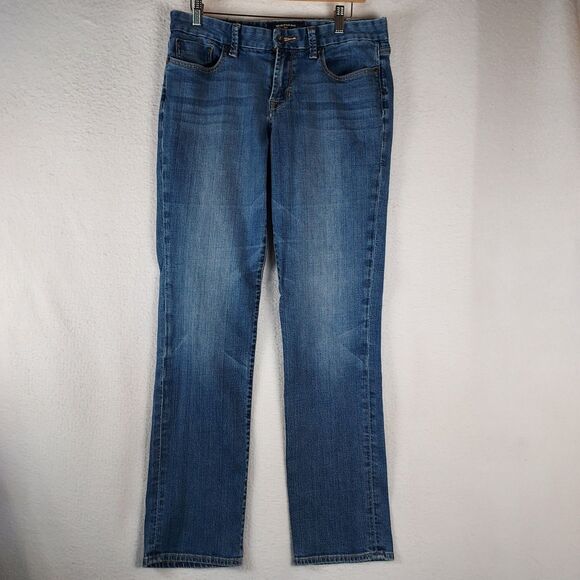 Lucky Brand Sweet Jean Straight Women's Jeans 12/31 Regular Blue Denim Stretch - Picture 1 of 11